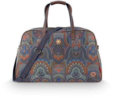 Pip Studio - Tovy Weekendtas Dames - Reistas - Jabali - Blauw - 65x25.5x35cm