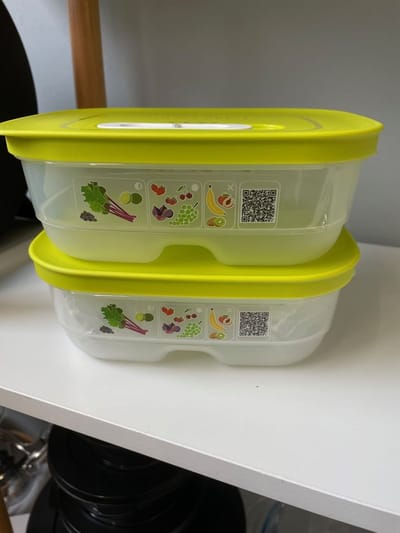 Tupperware Ventsmart 800 ml set van 2 stuks (voordeliger geprijst dan per stuk)