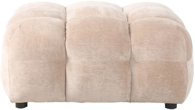 Dutchbone Hackman Hocker Velours Beige