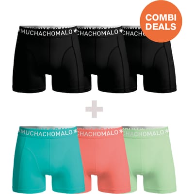 Muchachomalo Boxershort Heren – 6 Pack – 95% Katoen – Heren Ondergoed – Kleding – Stevig Ondergoed – Onderbroeken Heren