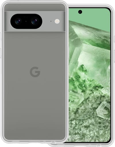Hoesje Geschikt voor Google Pixel 8 - Sterk & Shockproof - Hoes Cover - Siliconen Case - Transparant