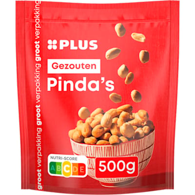 Pinda's gezouten 500 gram