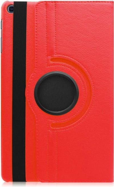 Draaibare Bookcase - Geschikt voor Samsung Galaxy Tab S6 Lite Hoes - 10.4 inch (2021, 2022) - Rood