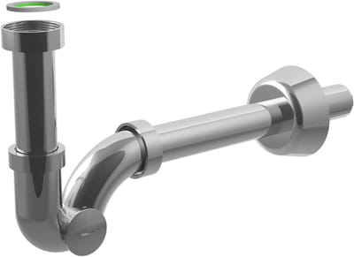 Sifon - Geurafsluiter - Sanitair Installatie - Met Inspectie - 1 1/4 Inch - Verchroomd