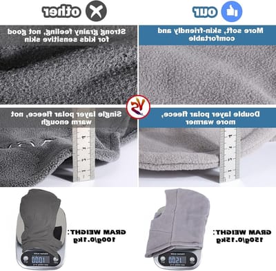 Thermische Fleece Balaclava voor Kinderen - Multifunctionele Winddichte Ski Masker, Warme Hoed en Nekwarmer voor Fietsen en Schaatsen