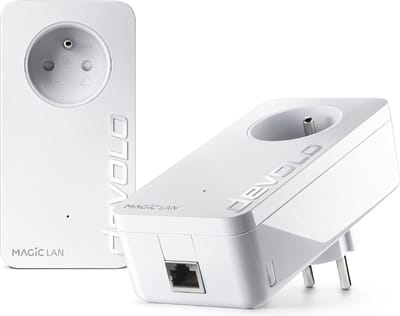 devolo Magic 1 LAN Starter Kit - powerline-adapter - tot 1.200 Mbps - 1x LAN-aansluiting - BE
