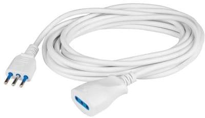 Verlengkabel 10 meter met twee-polig stopcontact 10/16 A - 1500 W geschikt voor thuis en kantoor