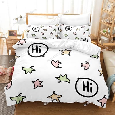 Heartstopper Beddengoed Collectie Enkel Twin Volledig Queen King Size Bed Collectie Volwassen Kinder Slaapkamer Dekbedovertrek Collecties 3D Print Anime Esdoorn Le EU Single(135x200cm)