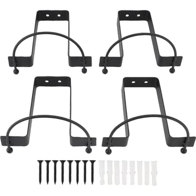 Cowboyhoedrek Rustiek Koolstofstaal Ruimtebesparend Wandmontage Cowboyhoedhanger voor Thuis gray