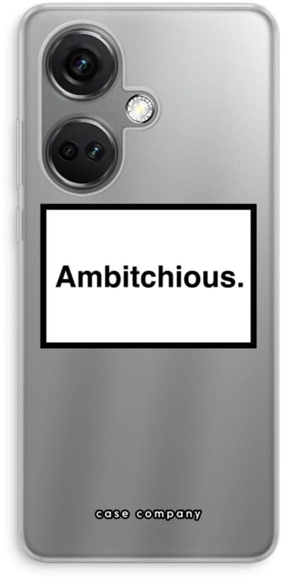 Case Company® - Hoesje geschikt voor OnePlus Nord CE 3 hoesje - Ambitchious - Soft Cover Telefoonhoesje - Bescherming aan alle Kanten en Schermrand