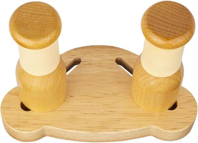 Gitaar Wandhouder - Muziekhanger - Instrument Presentatie - Verstelbare Yoke - 15 x 10 x 6 cm - Houtkleur