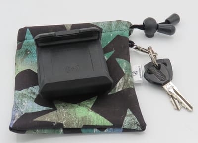 Bosch ebike display L hoesje displayhoesje intuvia/smartphone grip -Ster op zwart - softshell dlx