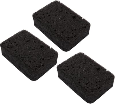 Duurzame zwarte afwaspons set van 3, ideaal voor schoonmaken, afwassen en auto-reiniging – veelzijdige schoonmaakoplossing met schuurspons