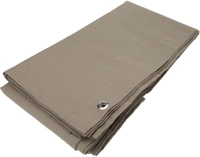 Harmonica schaduwdoek waterdicht 290x300 cm breed Urban Taupe - Exclusief Bevestigingsmateriaal