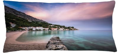 ABAKUHAUS Kussenhoes Kroatië Zonsondergang – 90x40 cm – Multicolor