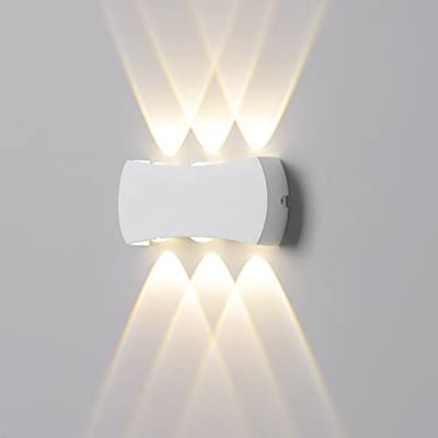 Moderne waterdichte wandlamp voor binnen en buiten - 6W, 3000K warmwit, IP65