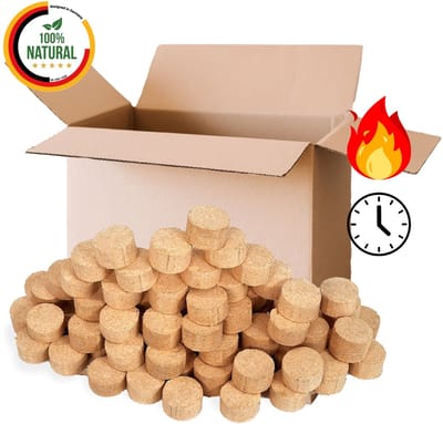 Floranica Haard briketten 100% Geperste Houtbriketten 20 kg Openhaard briketten Houtbriketten Aanmaakhout Briquette Hoge Warmtewaarde Laag Rook