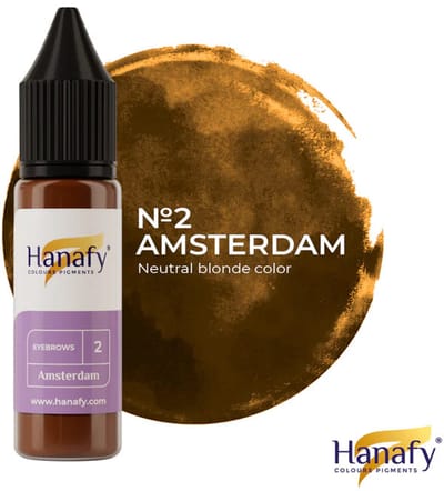 Hanafy Mineral Pigment for Eyebrows No.2 – Amsterdam