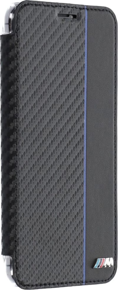 BMW Blauw iPhone Xs Max - Book Case - M Sport Carbon - Met pashouder