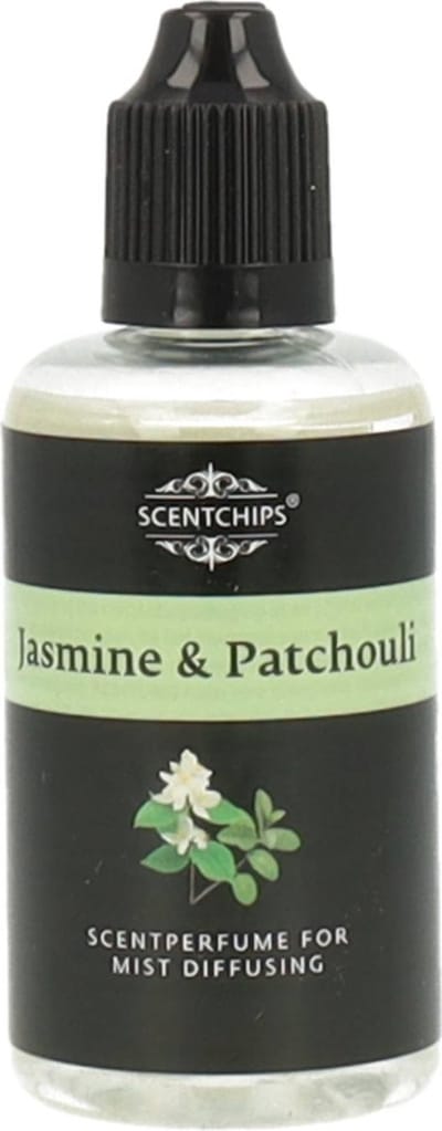 Scentchips® Jasmijn & Patchouli - Geurolie Voor Aromadiffuser - Geurolie Voor Oliebrander - Navulling Geurbrander - Etherische Olie - Geurverspreiders - Verdamper