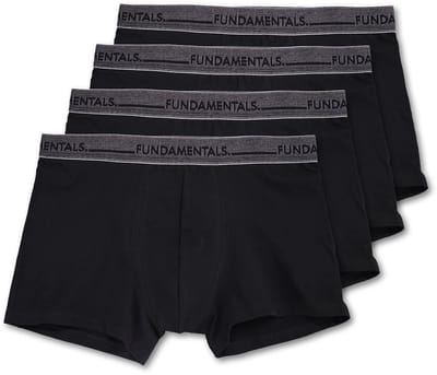 WE Fashion Heren trunk, 4 pack