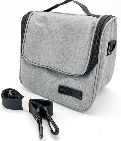BusinessBody - Koeltas - Isolerende Lunchkoeltas - Reistas voor make-up - Inclusief Draagriem - 6,5 L - Grijs