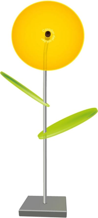 Cazador Del Sol Zonnevangers - tuin decoratie voor buiten - Special Zonnebloem Lilly 80mm Geel