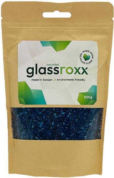 Glassroxx small gentiaanblauw zakje 500gr