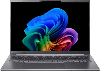 Aspire 16 AI A16-61M-R4KB - Copilot+ - Laptop - 16 inch 120Hz - AMD Ryzen AI 5 - 16GB - 512GB SSD - Verlicht toetsenbord - Grijs