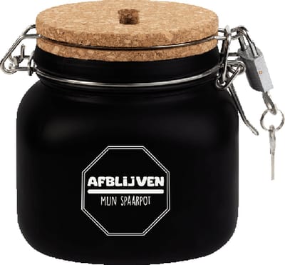 Luxe Spaarpot - Afblijven