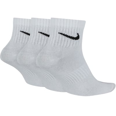 Nike Everyday Lightweight Ankle Sokken Sportsokken - Maat 43-46 - Unisex - wit/zwart Maat 42-46