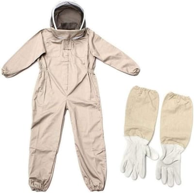 Beschermend Bijenteelt-Pak met Handschoenen voor Imker | Beekeeper Gear Overalls met apiaristische bijenpak