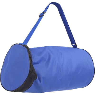 Basketbal Draagtas Single-Shoulder Opbergdrager Houder Tas voor 2 Basketballen(Blauw )