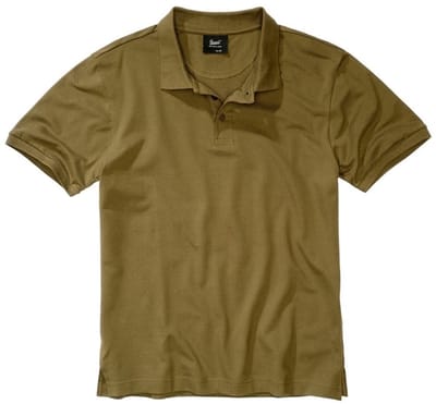 Brandit Poloshirt Pique Short Sleeve Heren Poloshirt - olijf - XL