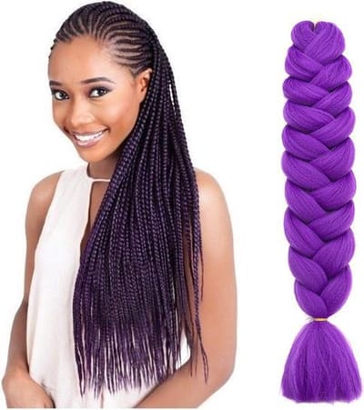X-Pression Ultra Braid Premium - Vlechthaar Donker Magenta - Paars - Purple -Synthetisch haar