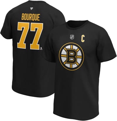 IJshockey Shirt Boston Bruins NHL Speler #77 Ray Bourque Dames/Heren