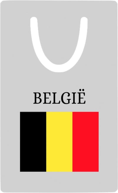 Hacebo® - Belgie metalen boekenlegger - Brussel - Belgen - embleem Belgische vlag - toeristen - Bladwijzer boekenleggers - 7.6 cm x 5cm