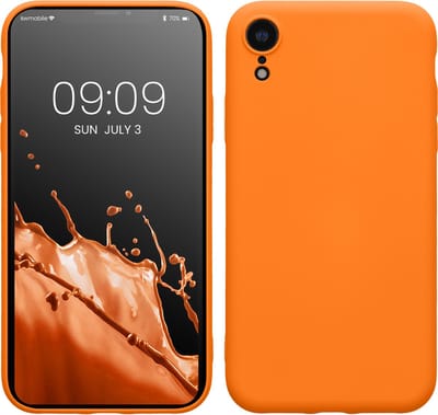 kwmobile telefoonhoesje geschikt voor Apple iPhone XR - Hoesje voor smartphone - Back cover in fruitig oranje