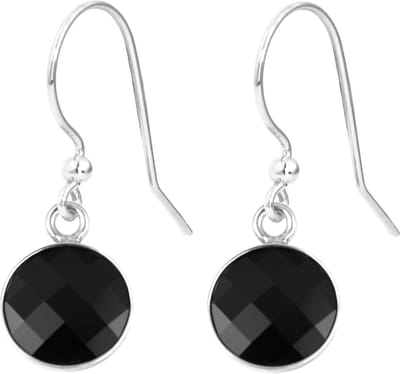 ARLIZI 1806 Oorbellen Swarovski Kristal Oorhangers Zwart - Sterling Zilver - 3 cm