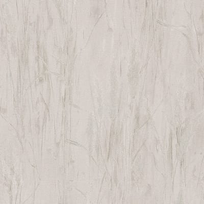 Natuur behang Profhome 790942-GU vliesbehang licht gestructureerd met bloemmotief mat grijs wit 5,33 m2