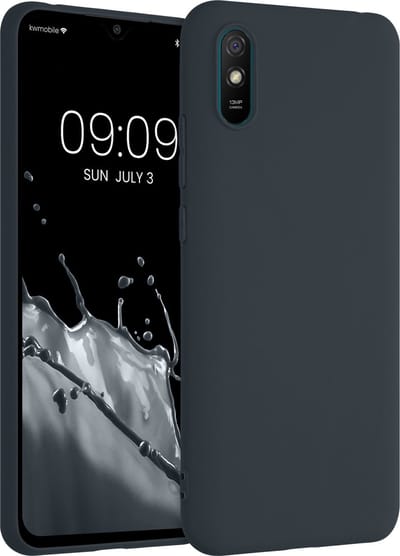 kwmobile telefoonhoesje geschikt voor Xiaomi Redmi 9A / 9AT - Hoesje voor smartphone - Back cover in bosbesblauw