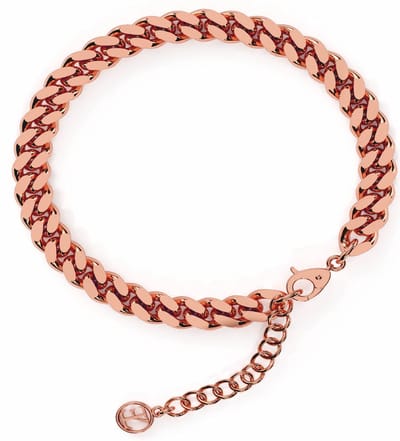 Elysian Armband Dames - 316L Roestvrij Staal - 18K Rosé Goud verguld - Luxe geschenkdoos - 16 + 4 cm 5mm dik