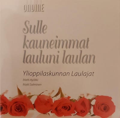 YL Male Voice Choir - Sulle Kauneimmat Lauluni Laulan (CD)