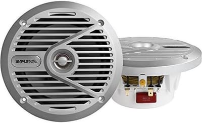 Coaxiale Luidsprekers - Marine Audio - Buiten Geluid - Waterbestendig Ontwerp - 16.5 cm - Zilver