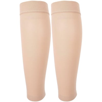 Bas de Compression Mollet Soulagent l'Œdème Varices Bas de Pression Couleur Peau L L(for 6.5-9kg) beige