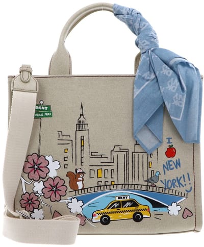 DKNY handtas schoudertas Hadlee Tote Bag LT Tpe / Blk veelkleurig