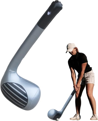 Opblaasbare golfset voor zwembad, Zwemtrainingsset voor kinderen, Outdoor waterspel, Trainingsgebied en oefenspel