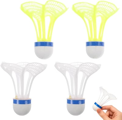 Winddichte badminton - Sportballen - Buiten sporten - Speciaal ontworpen - 10 x 10 x 1 cm - Wit