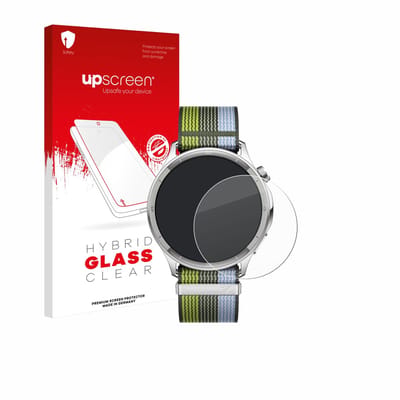upscreen - Screenprotector voor Oppo Watch S - Folie Beschermfolie Beschermglas transparant