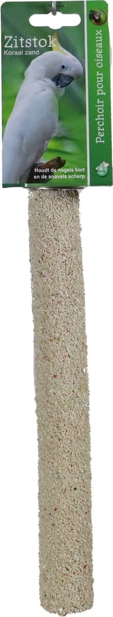 De Boon Zitstok Koraalzand + Schroefdraad 27CM